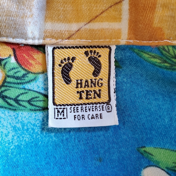 Vintage 70s Hang Ten Floral Hawaiian Shirt - Picture 9 of 12